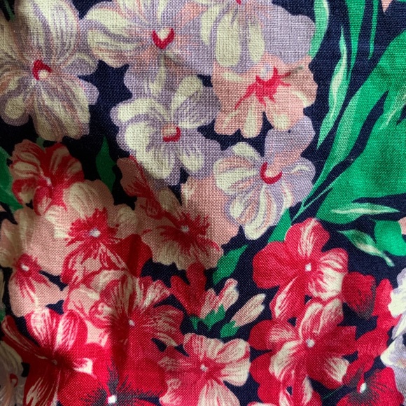 Vintage 80s Cottage Core Floral Extravaganza Midi Dress Sustainable Fashion - Picture 9 of 9